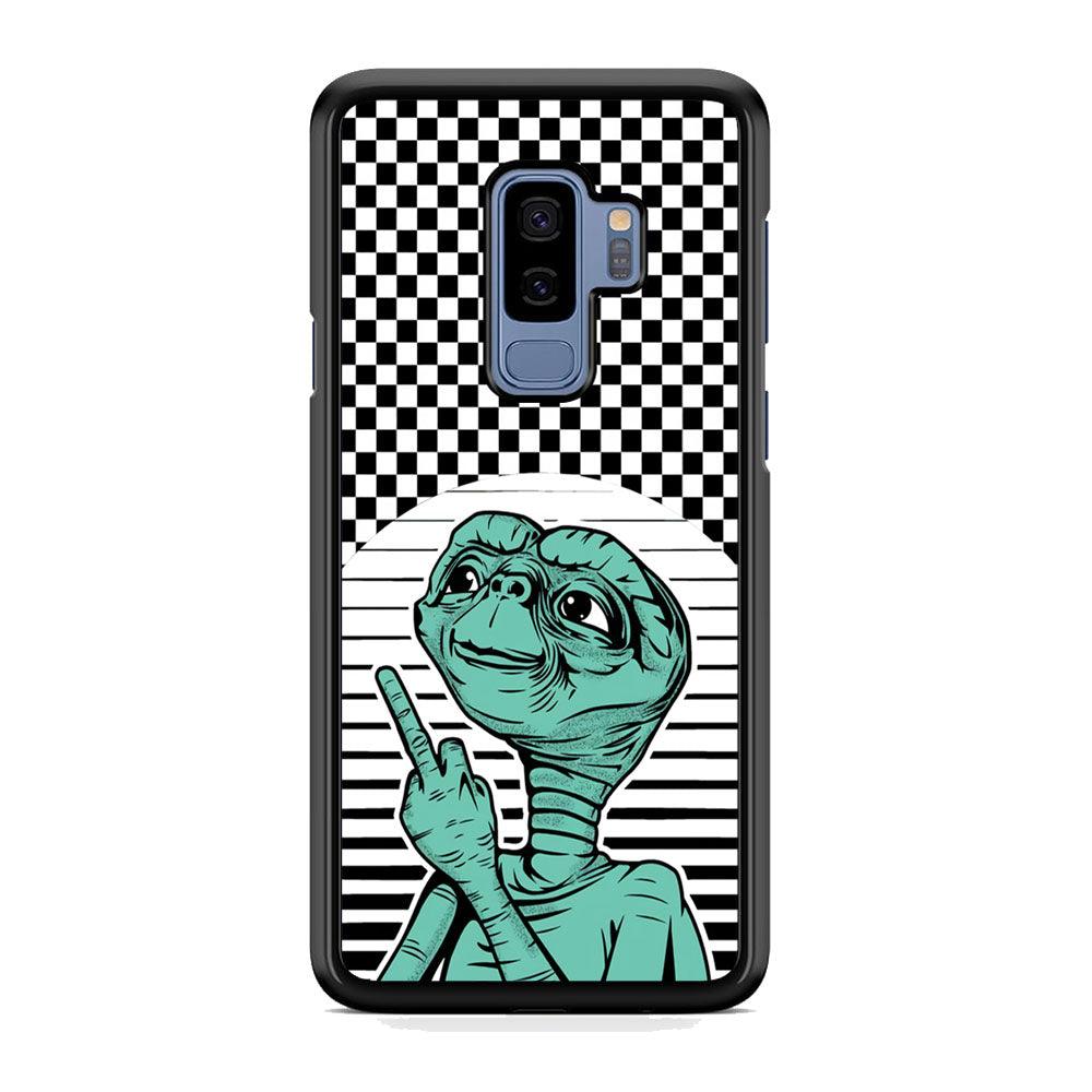 Alien Jobs Samsung Galaxy S9 Plus Case-Rubber Black (2D Case)-Oxvistore