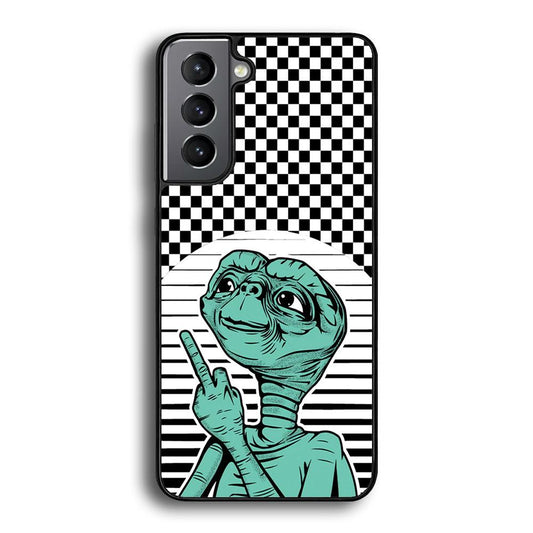 Alien Jobs Samsung Galaxy S22 Case-Rubber Black (2D Case)-Oxvistore