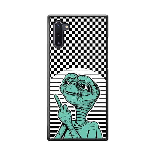 Alien Jobs Samsung Galaxy Note 10 Case-Rubber Black (2D Case)-Oxvistore