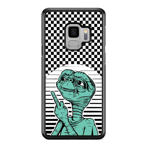 Alien Jobs Samsung Galaxy S9 Case-Rubber White (2D Case)-Oxvistore