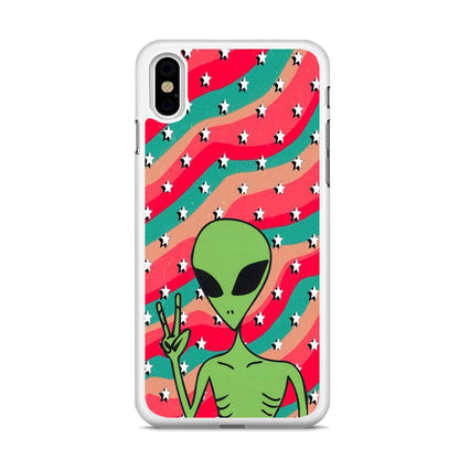 Alien Prove of Peace iPhone X Case-Oxvistore