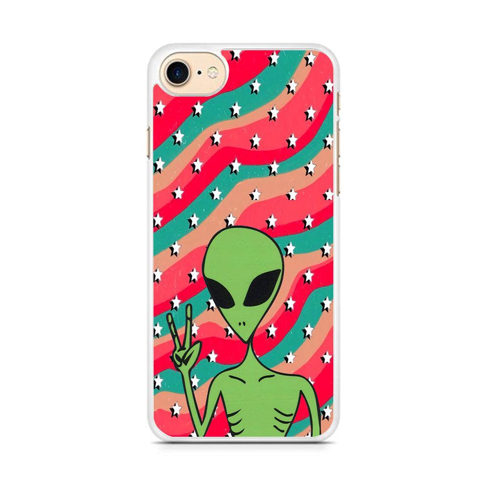 Alien Prove of Peace iPhone 8 Case-Oxvistore