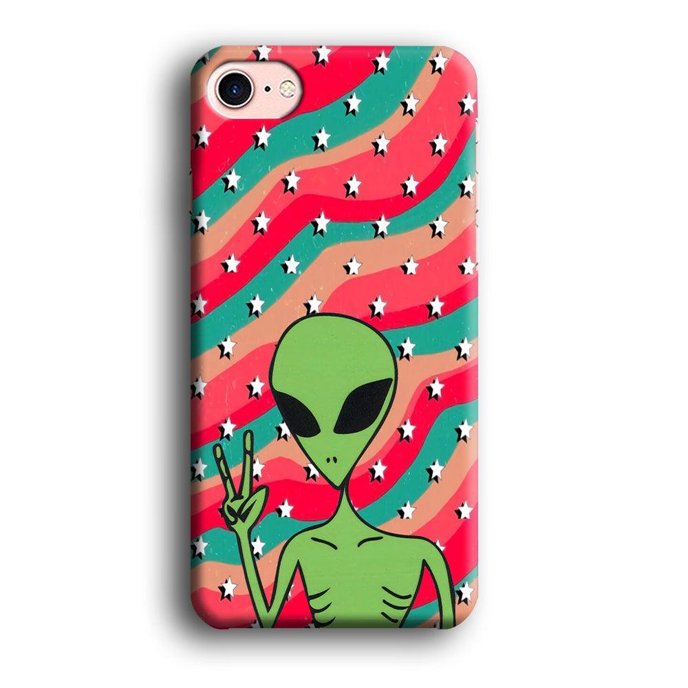 Alien Prove of Peace iPhone 8 Case-Oxvistore