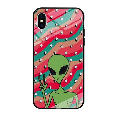 Alien Prove of Peace iPhone X Case-Oxvistore