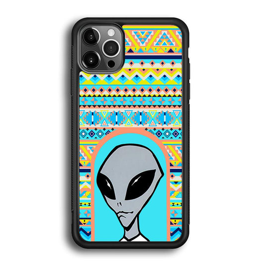 Alien Sign of Dome iPhone 12 Pro Case-Rubber White (2D Case)-Oxvistore