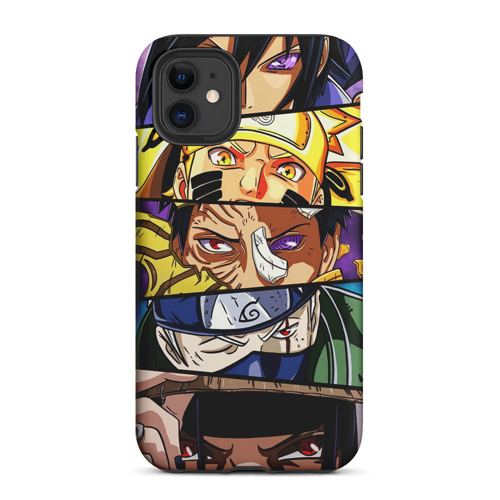 All Eyes Characters in Naruto 2 in 1 Tough Phone Case