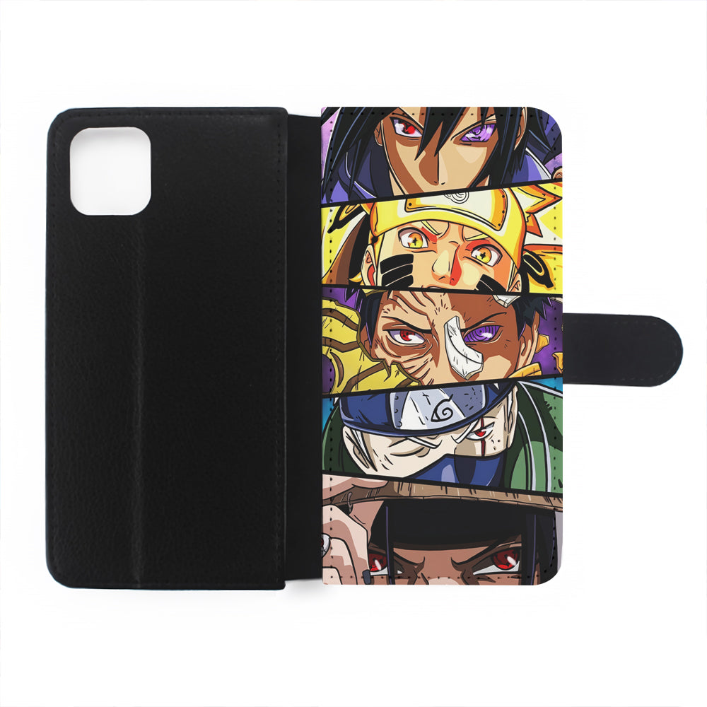 All Eyes Characters in Naruto Flip Wallet Phone Case