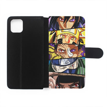 All Eyes Characters in Naruto Flip Wallet Phone Case