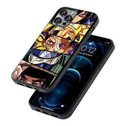 All Eyes Characters in Naruto 2D Rubber Phone Case