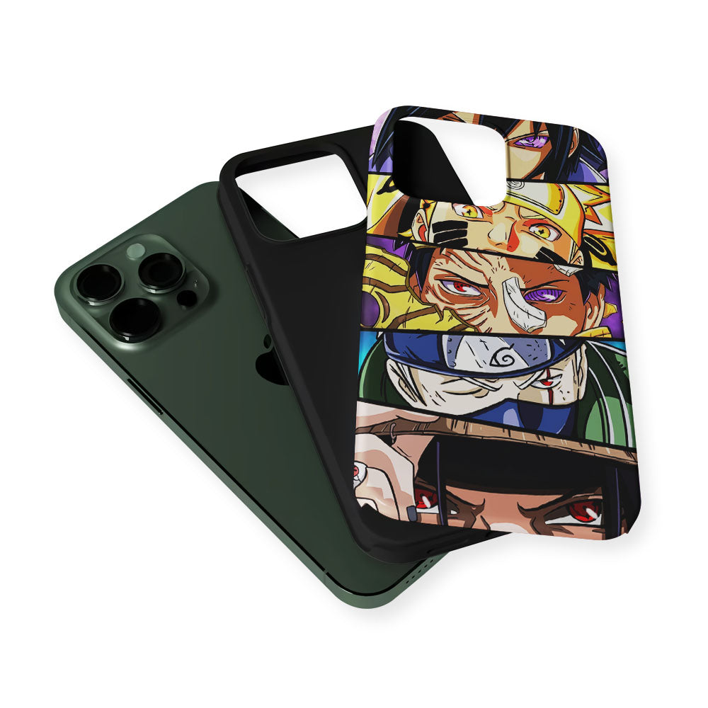 All Eyes Characters in Naruto 2 in 1 Tough Phone Case