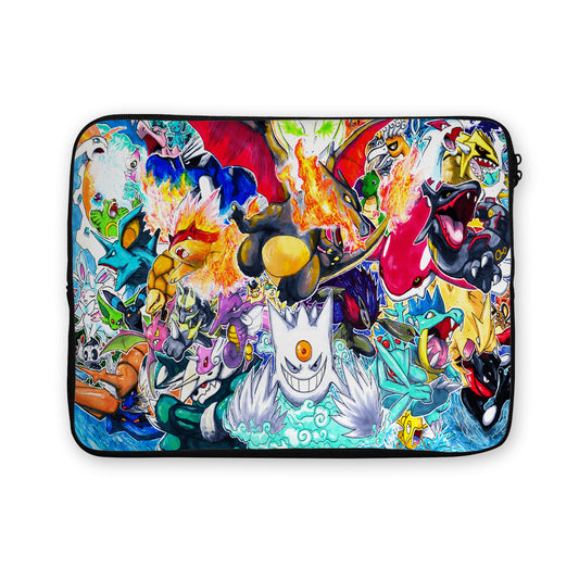 All Legendary Pokemon Colorfull Laptop Sleeve Protective Cover