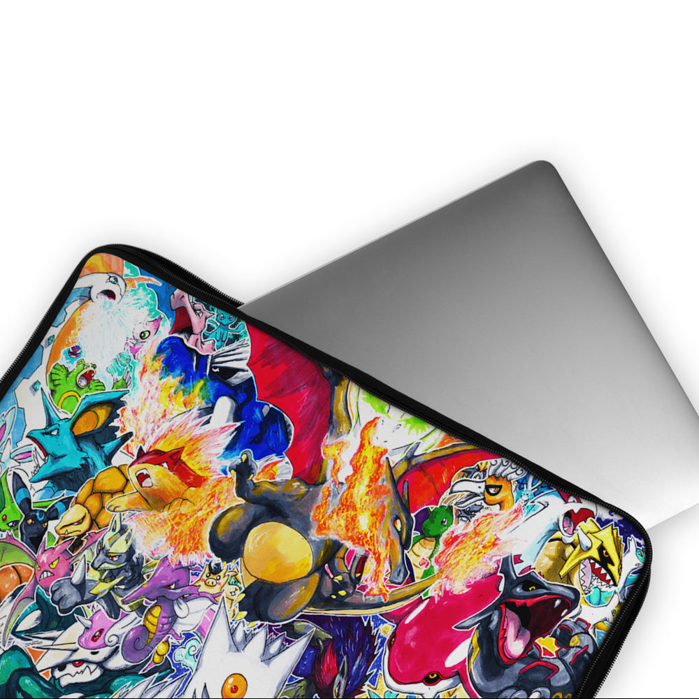 All Legendary Pokemon Colorfull Laptop Sleeve Protective Cover