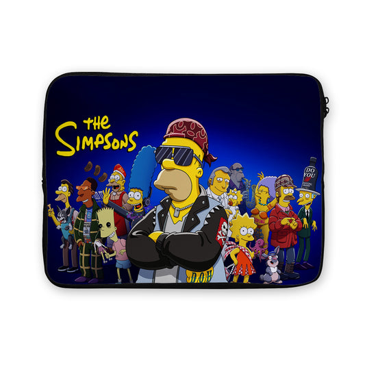 All Simpsons Characters Cartoon Laptop Sleeve Protective Cover