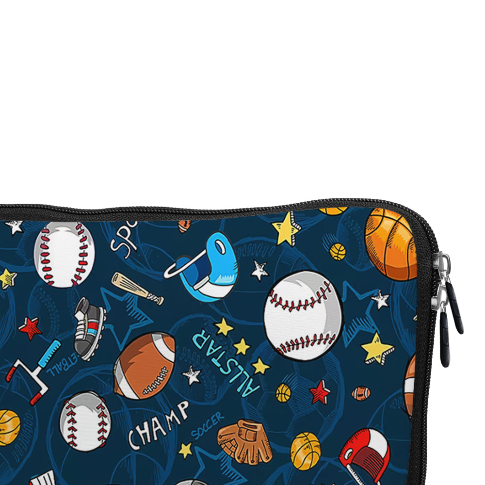 Allstar Sport Set Pattern Laptop Sleeve Protective Cover