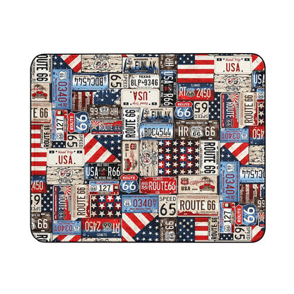 American Car Route Plates Mouse Pads-18x21 CM-Oxvistore