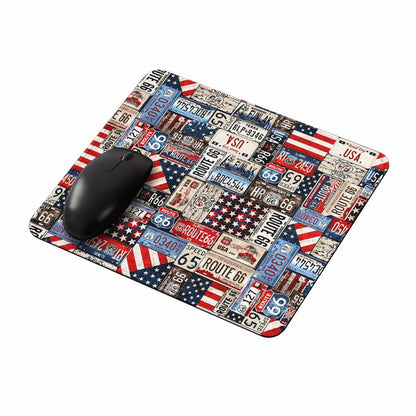 American Car Route Plates Mouse Pads-Oxvistore