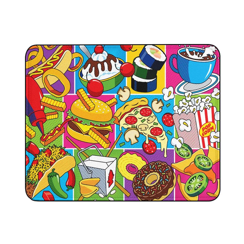 American Food Pop Art Mouse Pads-18x21 CM-Oxvistore