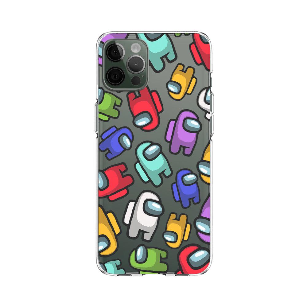 Among Us All Colors Clear Soft Case-Oxvistore