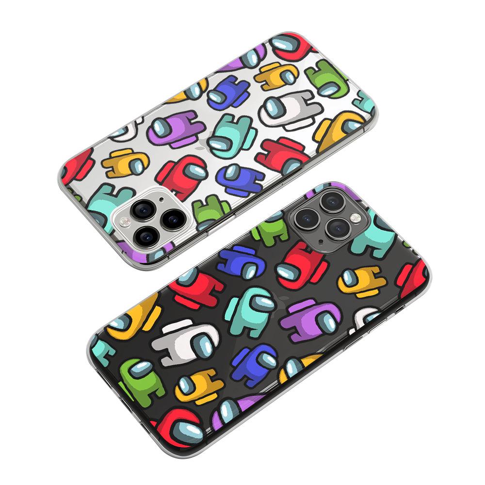 Among Us All Colors Clear Soft Case-Oxvistore