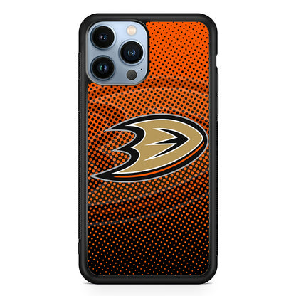 Anaheim Ducks Dot 2D Rubber Phone Case