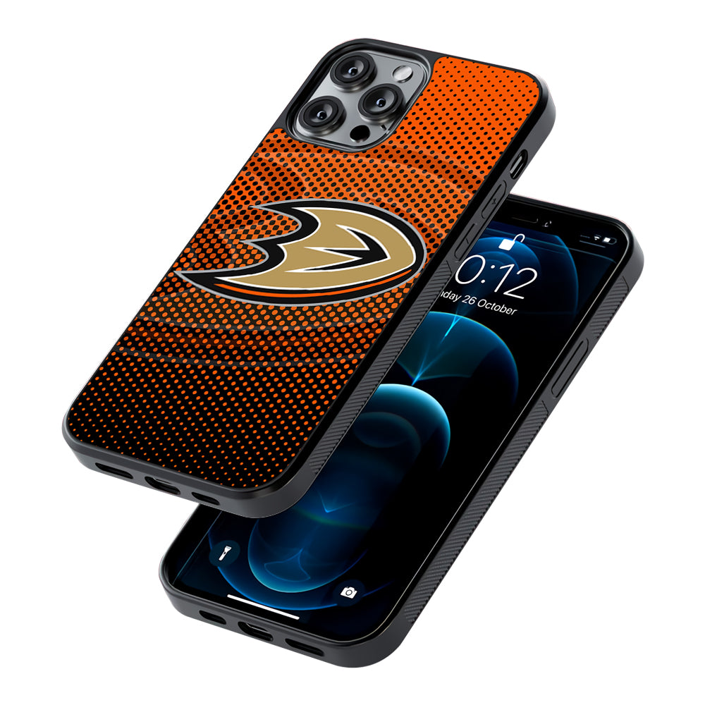 Anaheim Ducks Dot 2D Rubber Phone Case