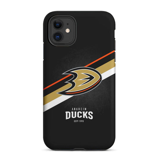 Anaheim Ducks Logo 2 in 1 Tough Phone Case-Oxvistore