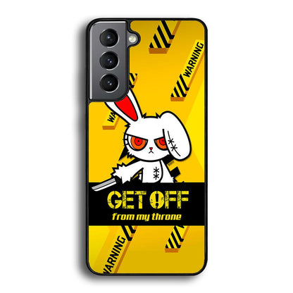 Angry Bunny Throne Samsung Galaxy S21 Case-Oxvistore