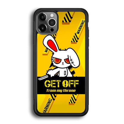 Angry Bunny Throne iPhone 12 Pro Case-Oxvistore