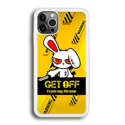 Angry Bunny Throne iPhone 12 Pro Case-Oxvistore