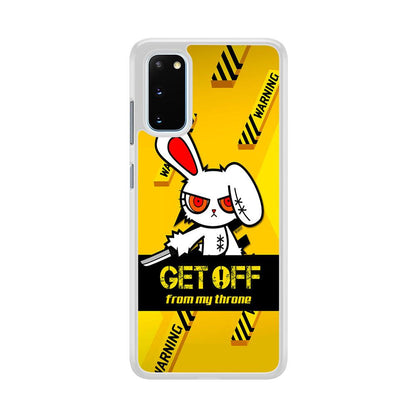 Angry Bunny Throne Samsung Galaxy S20 Case-Oxvistore