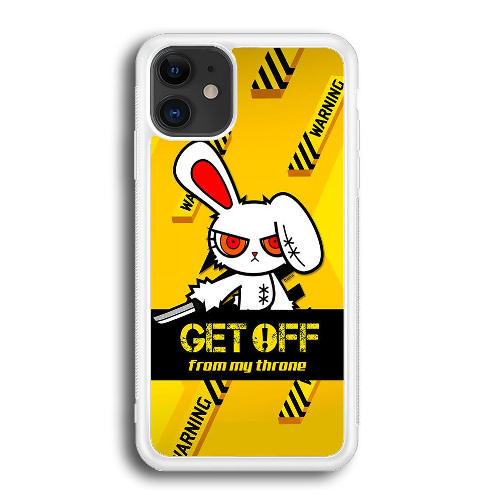 Angry Bunny Throne iPhone 12 Case-Oxvistore