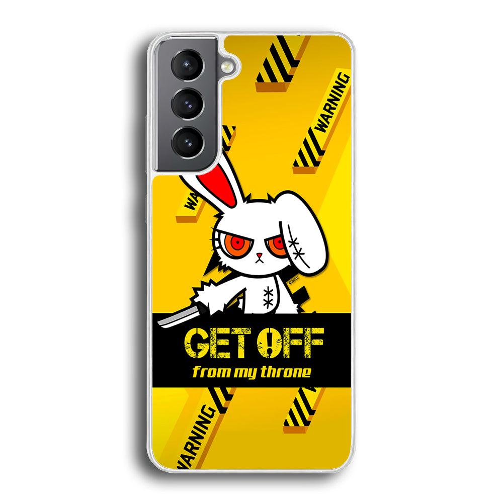 Angry Bunny Throne Samsung Galaxy S21 Plus Case-Oxvistore