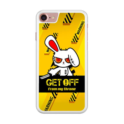 Angry Bunny Throne iPhone 8 Case-Oxvistore