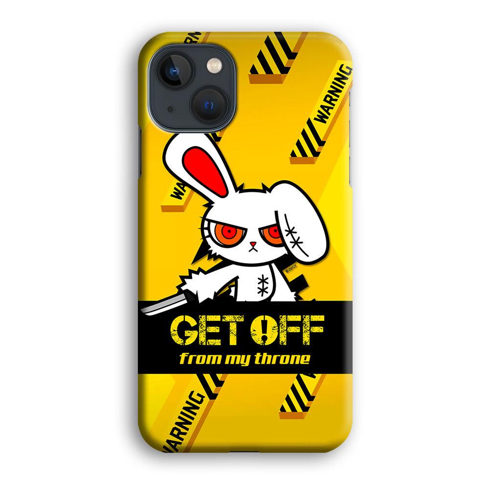 Angry Bunny Throne iPhone 15 Plus Case-Oxvistore