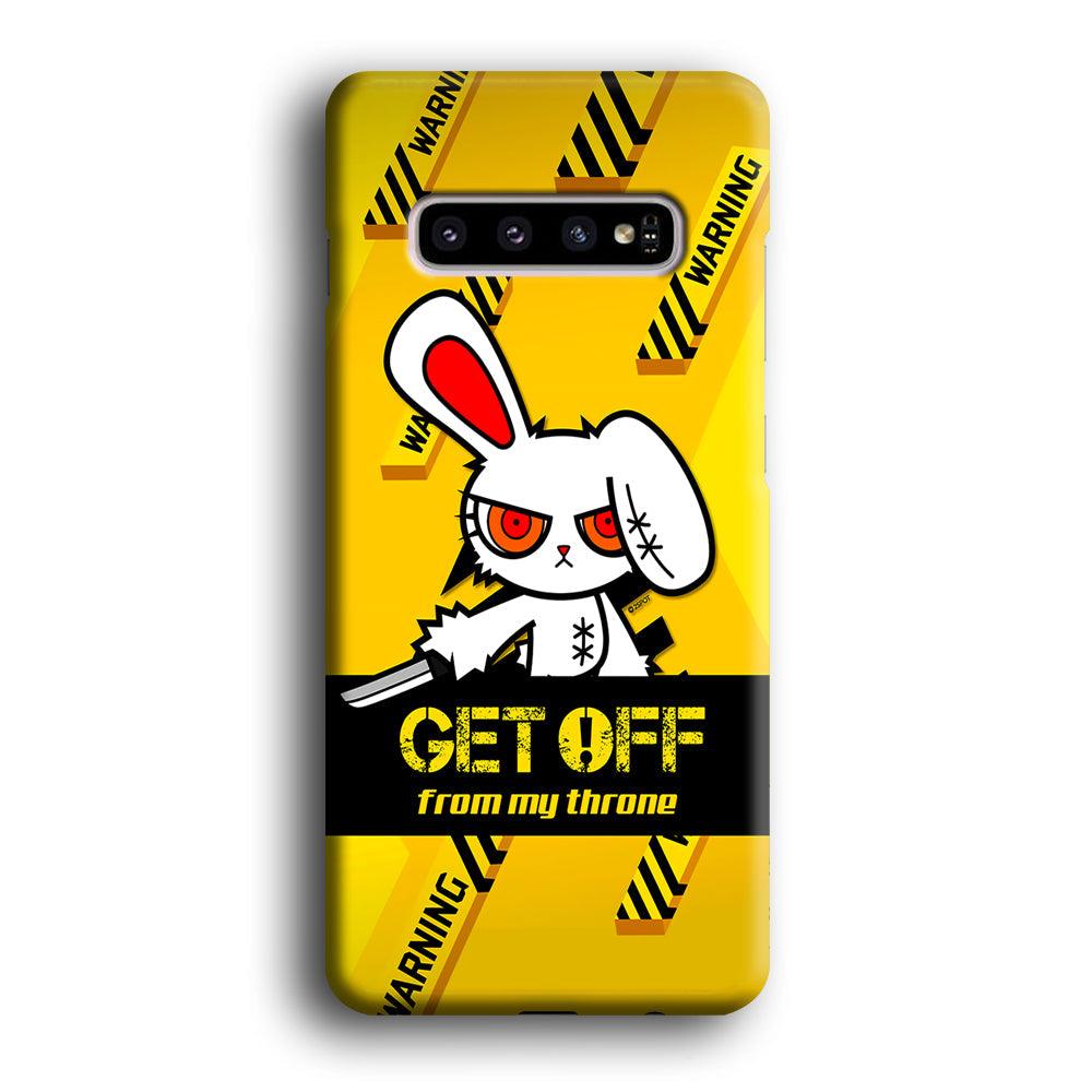 Angry Bunny Throne Samsung Galaxy S10 Case-Oxvistore