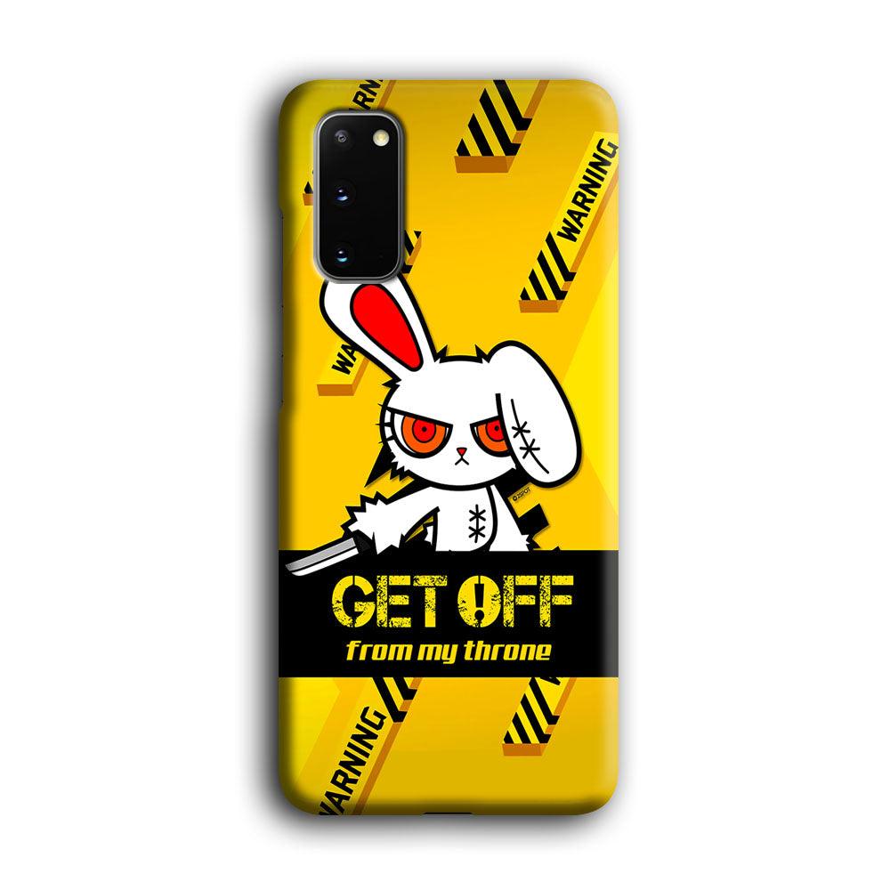 Angry Bunny Throne Samsung Galaxy S20 Case-Oxvistore