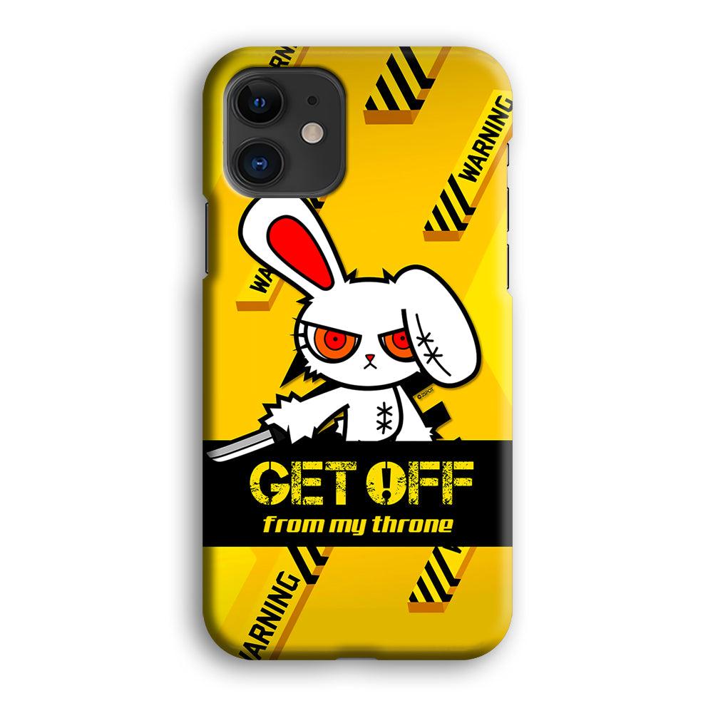 Angry Bunny Throne iPhone 12 Case-Oxvistore