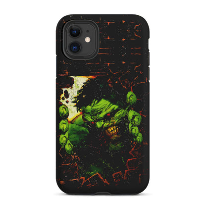 Angry Hulk Scary Face 2 in 1 Tough Phone Case