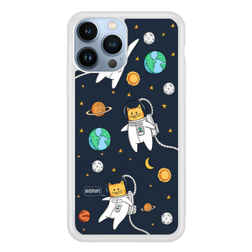 Animal Astronauts Reach for The Star iPhone 15 Pro Max Case-Oxvistore