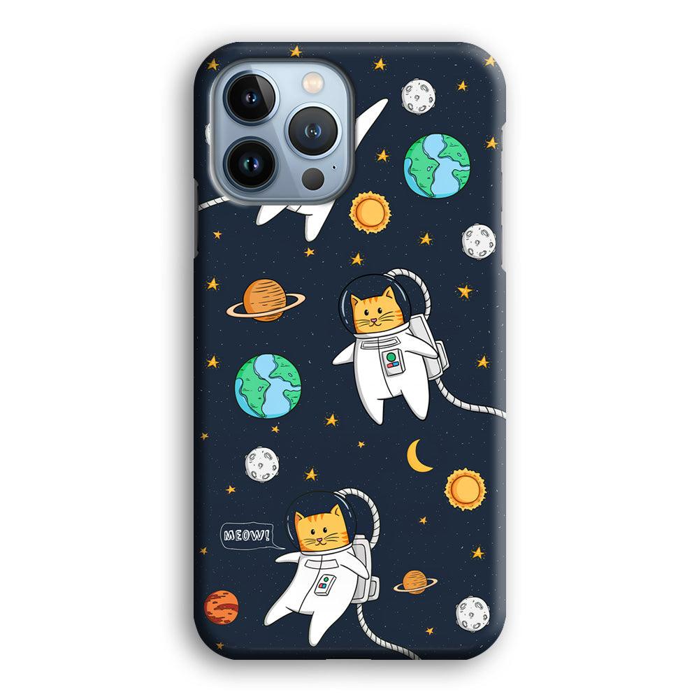 Animal Astronauts Reach for The Star iPhone 14 Pro Case-Oxvistore