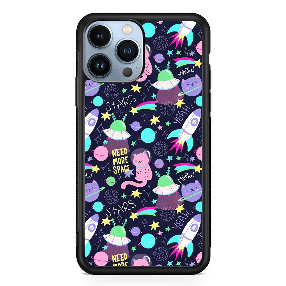 Animal Astronauts Rockets Cat iPhone 13 Pro Case-Oxvistore