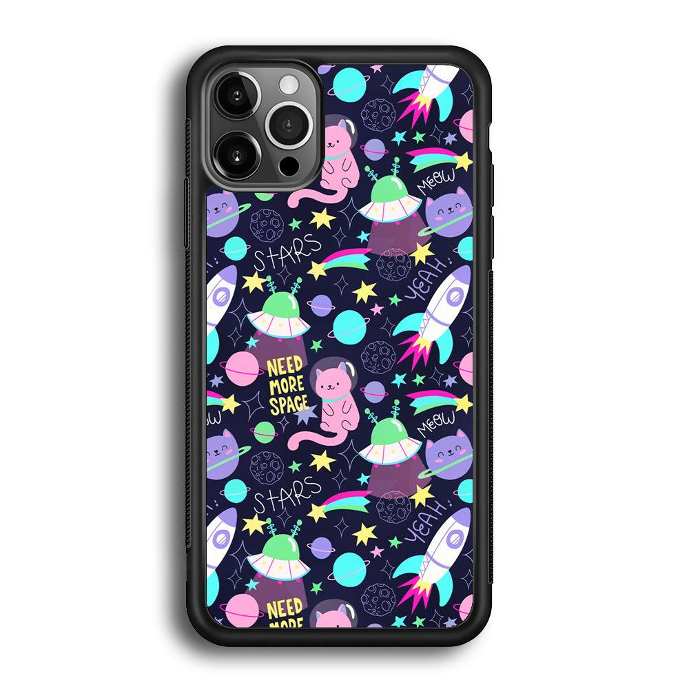 Animal Astronauts Rockets Cat iPhone 12 Pro Max Case-Oxvistore