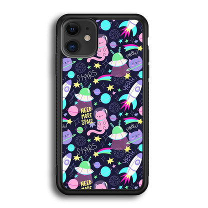 Animal Astronauts Rockets Cat iPhone 12 Case-Oxvistore