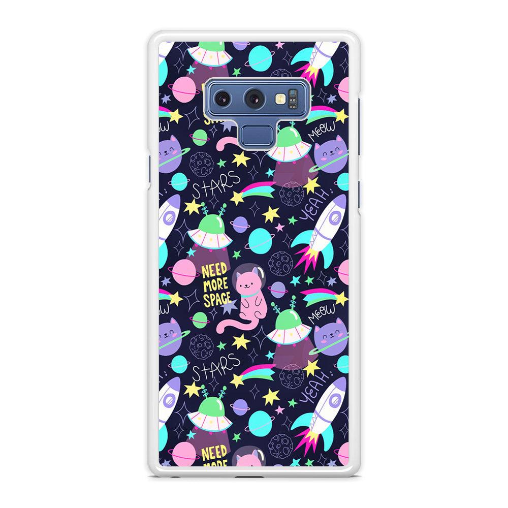 Animal Astronauts Rockets Cat Samsung Galaxy Note 9 Case-Oxvistore