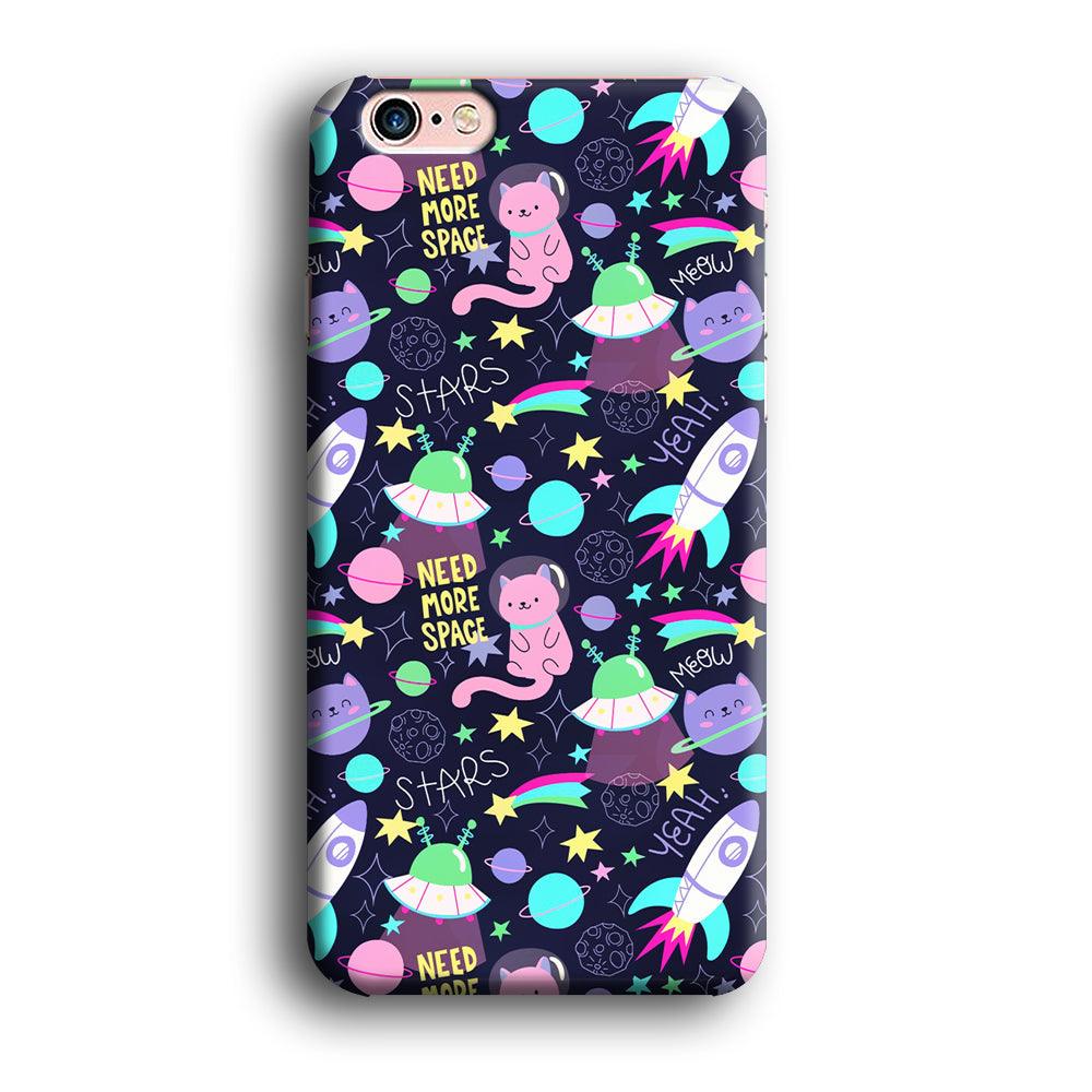 Animal Astronauts Rockets Cat iPhone 6 Plus | 6s Plus Case-Oxvistore