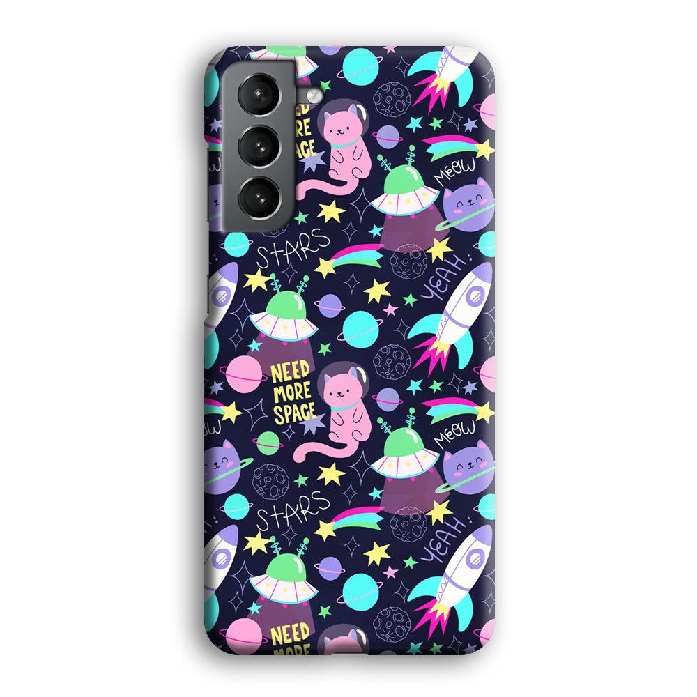 Animal Astronauts Rockets Cat Samsung Galaxy S21 Plus Case-Oxvistore