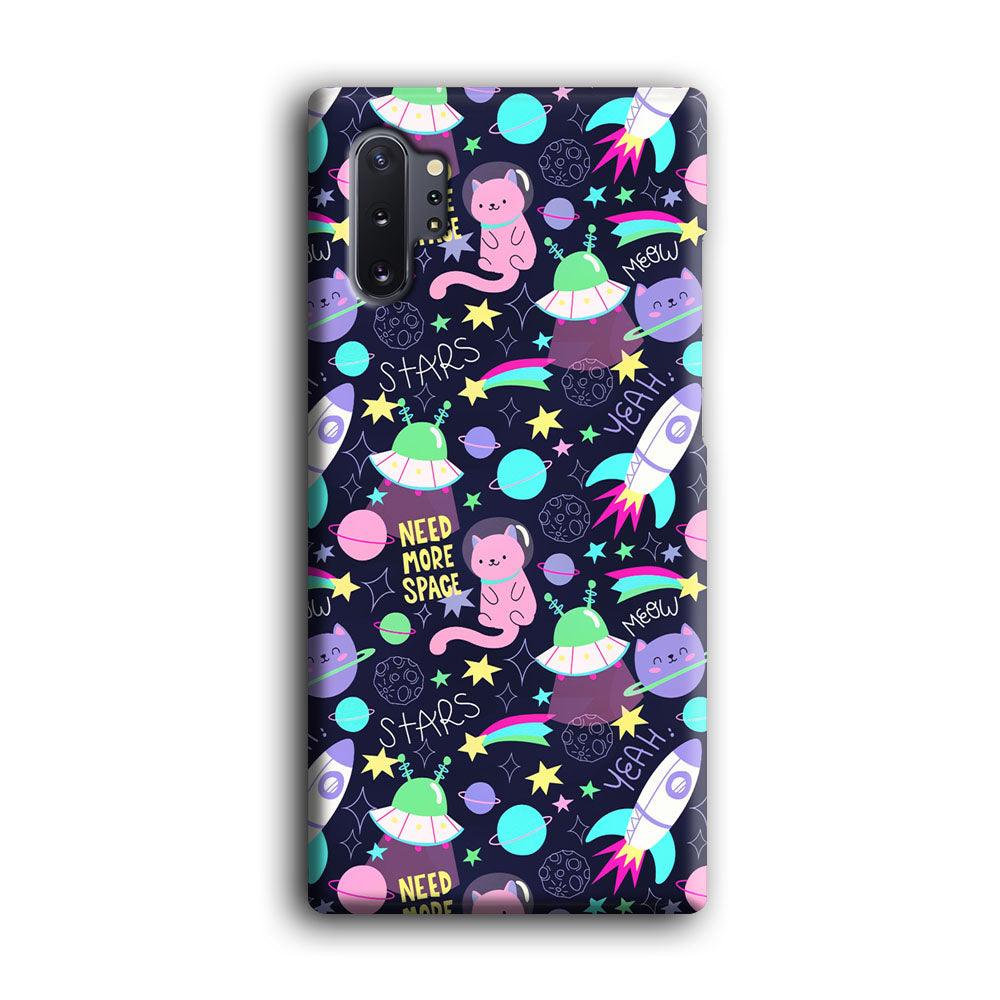 Animal Astronauts Rockets Cat Samsung Galaxy Note 10 Plus Case-Oxvistore