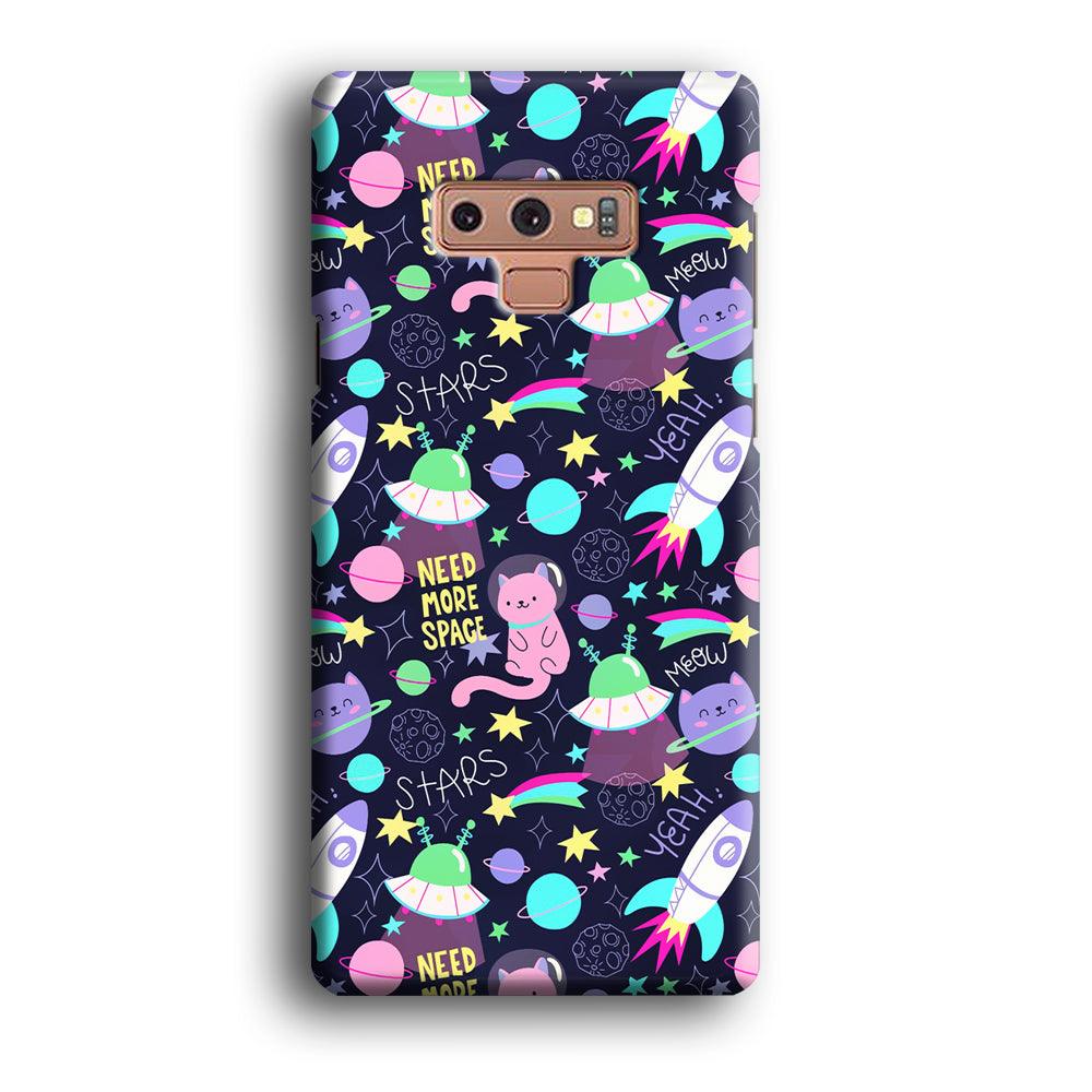 Animal Astronauts Rockets Cat Samsung Galaxy Note 9 Case-Oxvistore