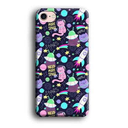 Animal Astronauts Rockets Cat iPhone 8 Case-Oxvistore