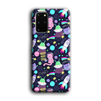 Animal Astronauts Rockets Cat Samsung Galaxy S20 Plus Case-Oxvistore